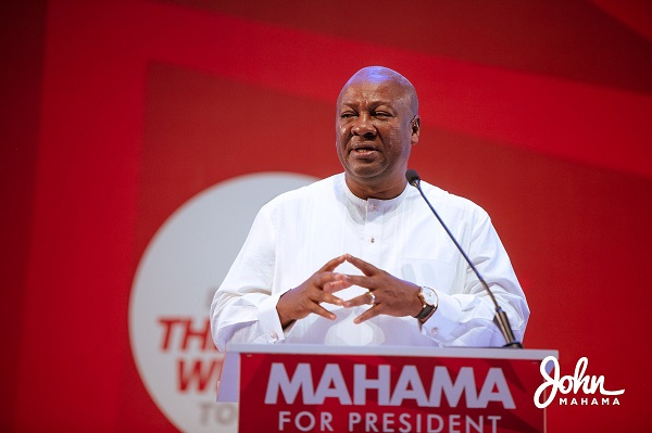 Mahama cracks audience with laughter as he re-acts jokes by DKB