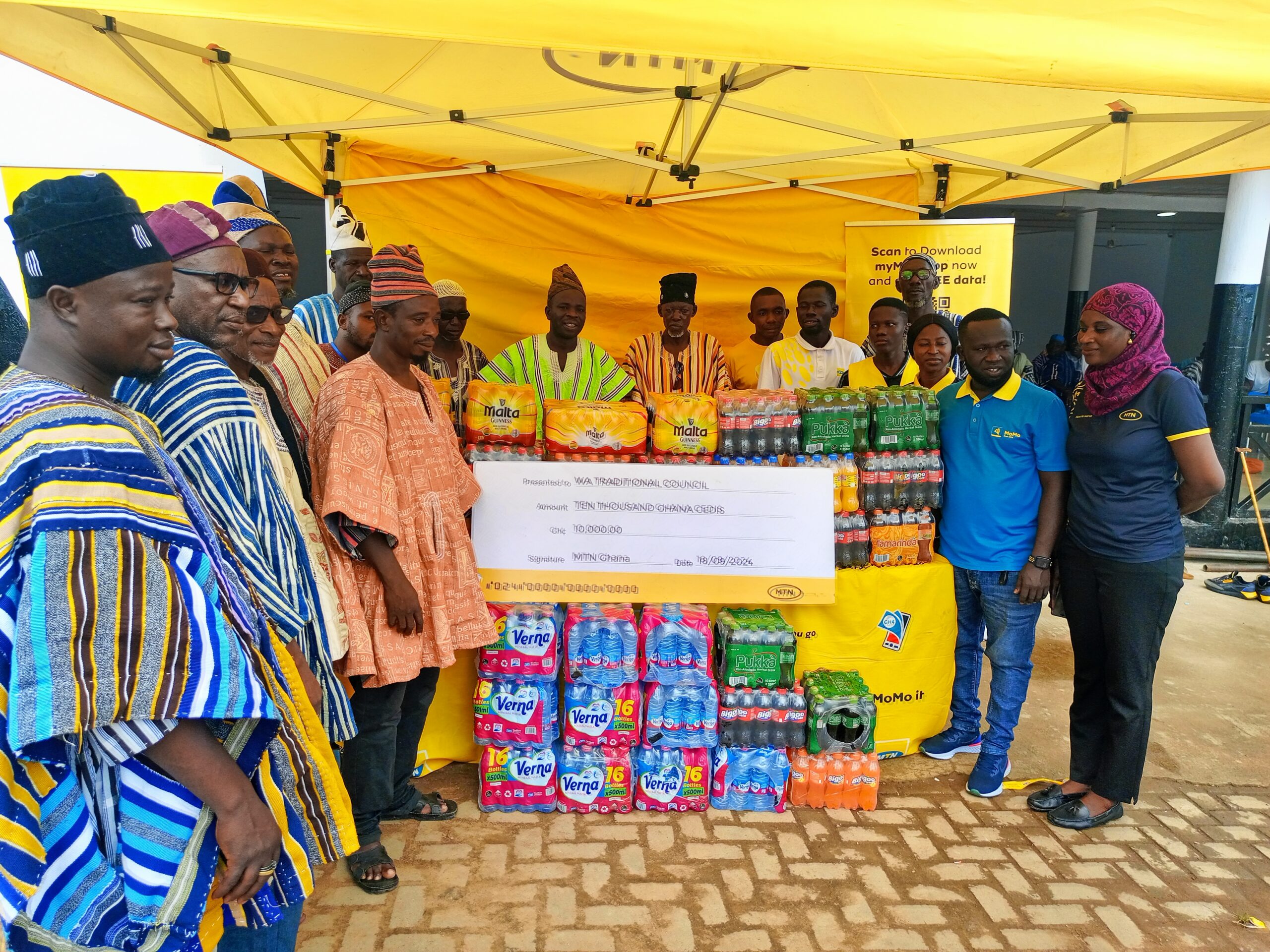  Upper West: MTN Ghana Supports Annual Dumba Festival with Massive  Donation